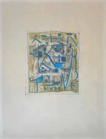 エッチングと　アクチアント Bissiere - Soleil noir 