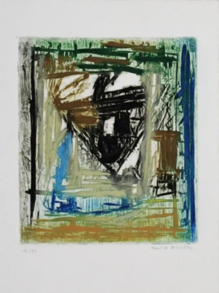 エッチングと　アクチアント Bissière - Tête noire