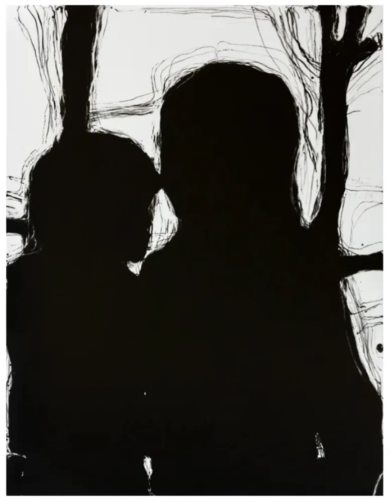 リトグラフ Blais - Cachés