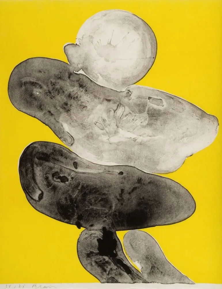 リトグラフ Blais - Composition