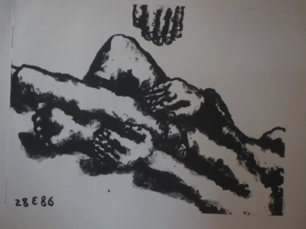 リトグラフ Blais - Sans titre