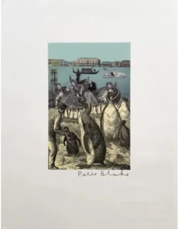 シルクスクリーン Blake - Venice - Exhibition poster