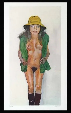 リトグラフ Blake - Yellow Hat