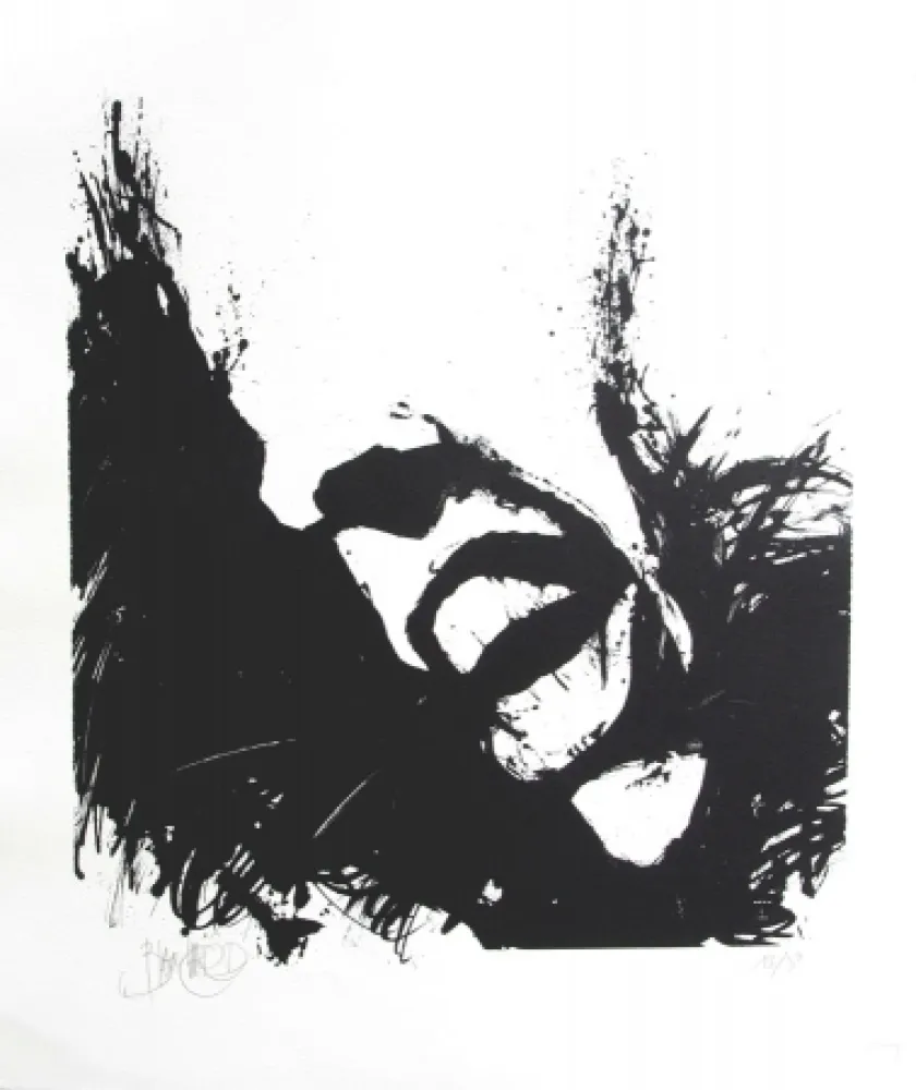 リトグラフ Blanchard - Hommage à Brel