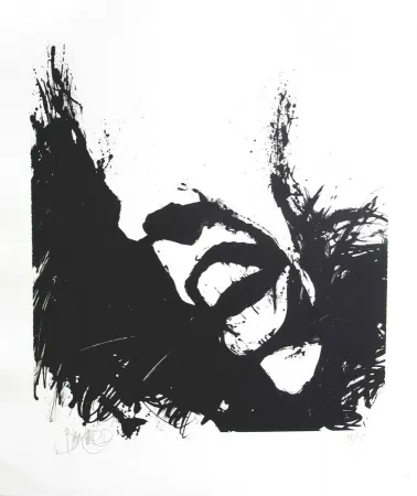 リトグラフ Blanchard - Hommage à Brel