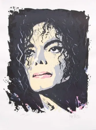 リトグラフ Blanchard - Hommage à Michaël Jockson