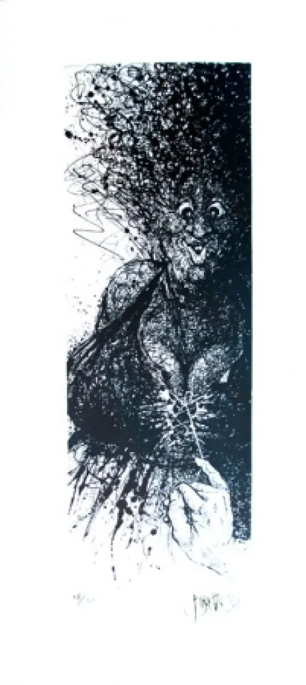 エッチング Blanchard - La Grosse Adrienne