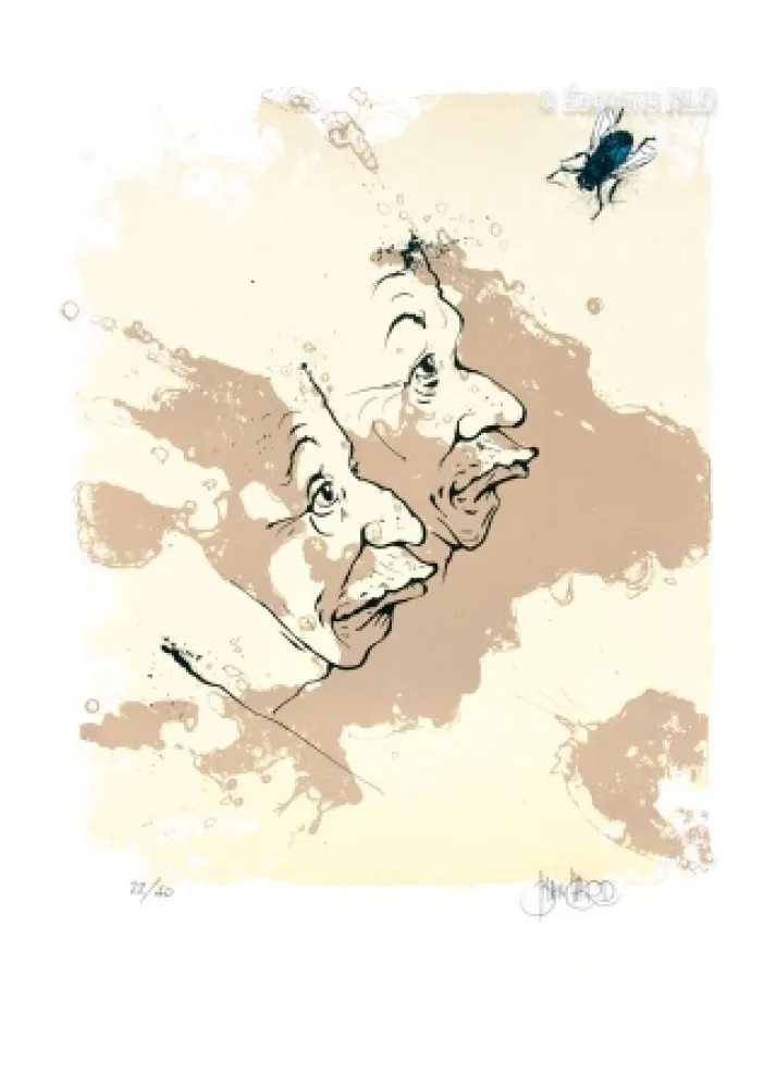 リトグラフ Blanchard - La Mouche