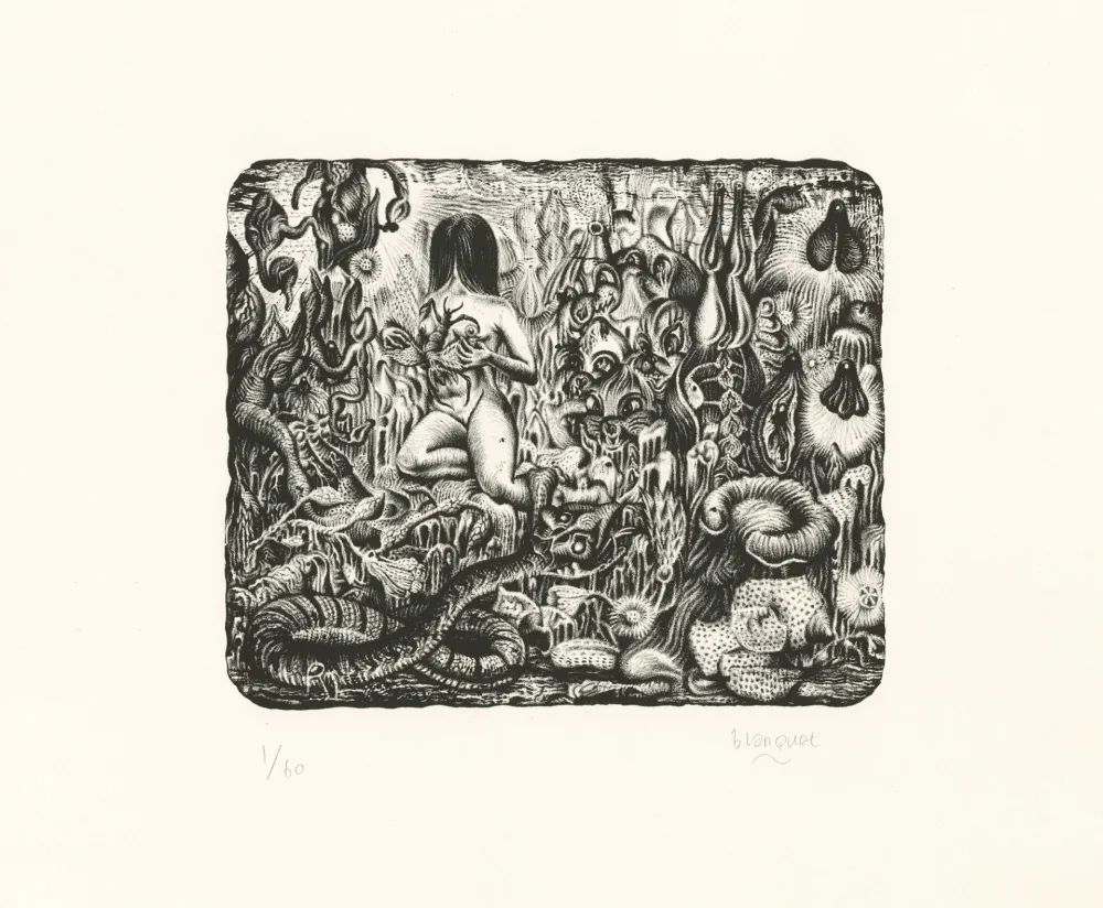 リトグラフ Blanquet - Majesté Furtive