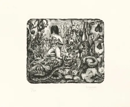 リトグラフ Blanquet - Majesté Furtive