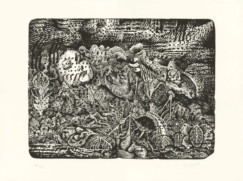 リトグラフ Blanquet - Régulateur Altéré