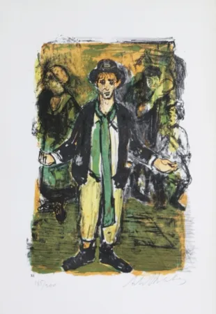 リトグラフ Blatas - 	L'opera des Guaux, The Beggers Opera plate XI