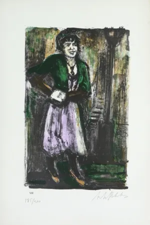 リトグラフ Blatas - 	L'opera Des Gueux The Beggers Opera plate VII