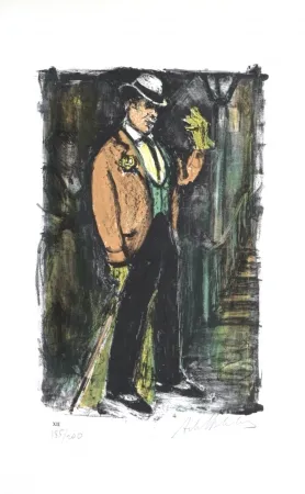 リトグラフ Blatas - 	L'Opera Des Gueux, The Beggers Opera Plate XII