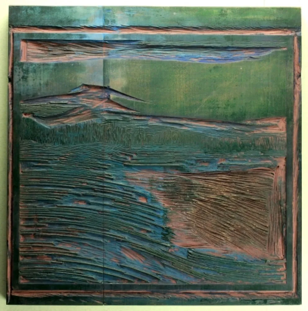 木版 Blauensteiner - Landschaft (Landscape)