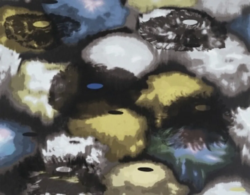 シルクスクリーン Bleckner - Dream and Do I