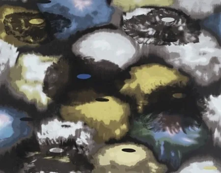 シルクスクリーン Bleckner - Dream and Do I