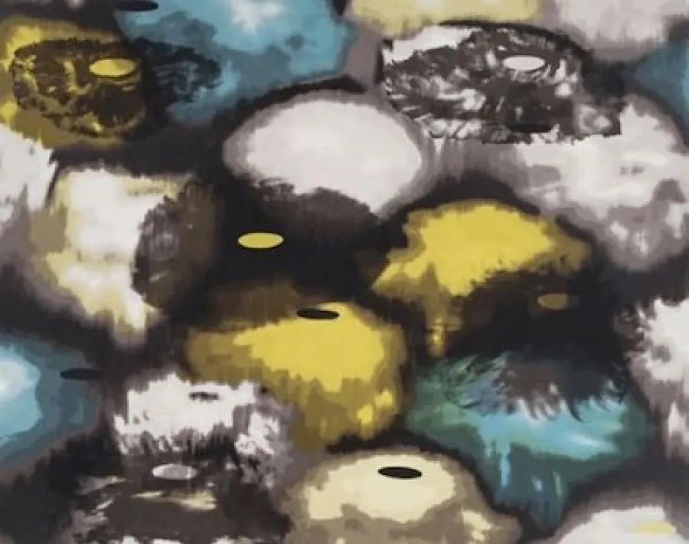 シルクスクリーン Bleckner - Dream and Do II