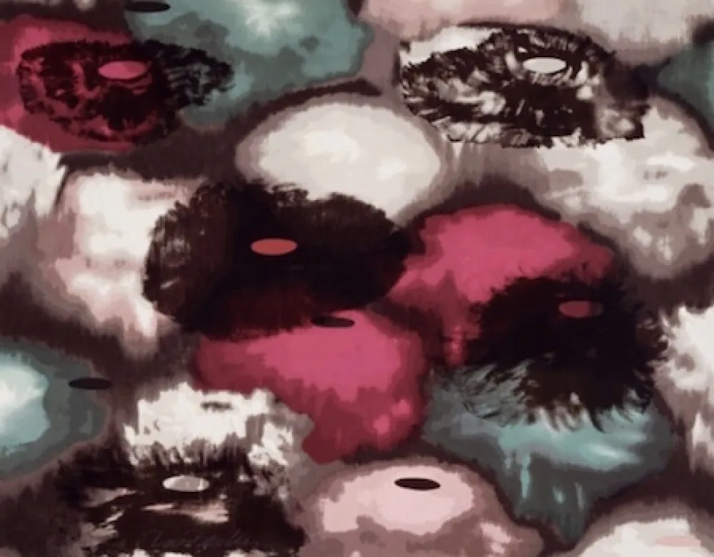 シルクスクリーン Bleckner - Dream and Do III