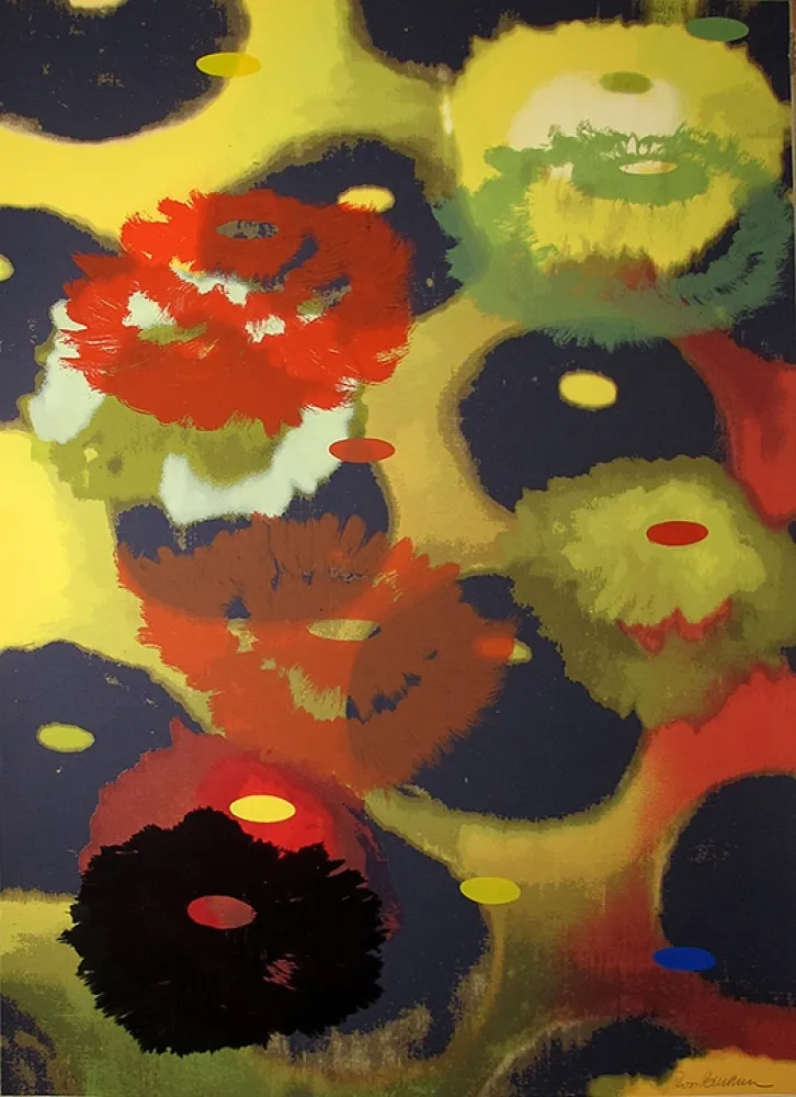 シルクスクリーン Bleckner - PS I