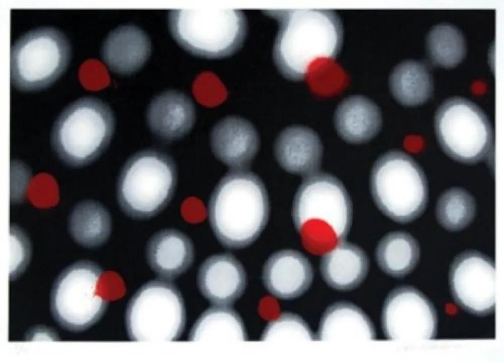 シルクスクリーン Bleckner - Untitled