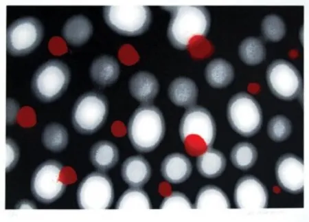 シルクスクリーン Bleckner - Untitled