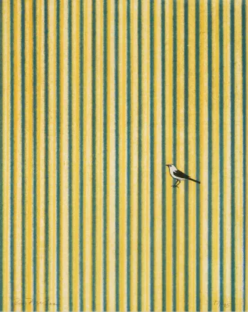 リトグラフ Bleckner - Untitled (cage), from Art Pro-Choice II