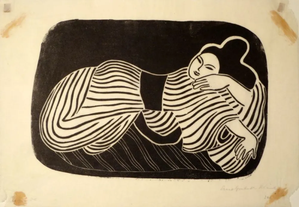 木版 Blenk - Liegende