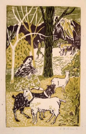 木版 Blenk - Untitled