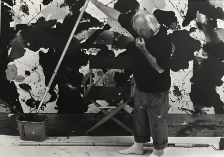 写真 Blum - Sam Francis in his studio