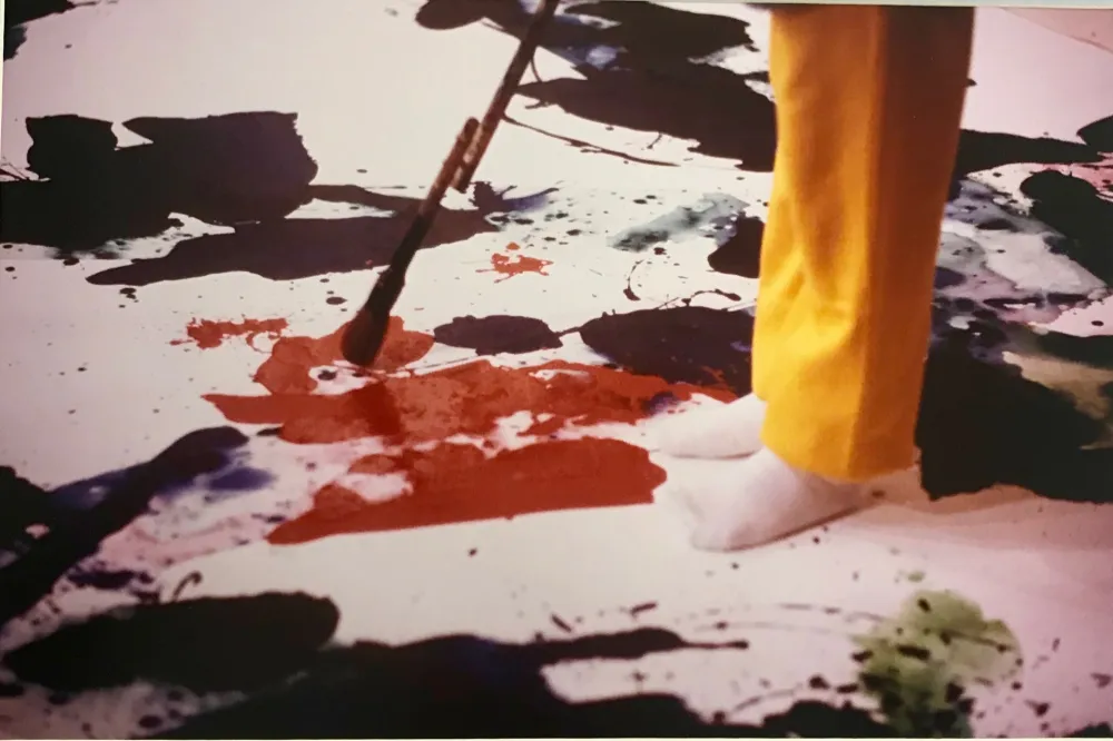 写真 Blum - Sam Francis painting