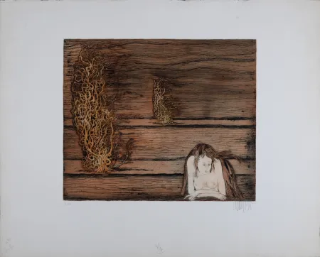 彫版 Bo - Le vent se lève, 1968 - Hand-signed !