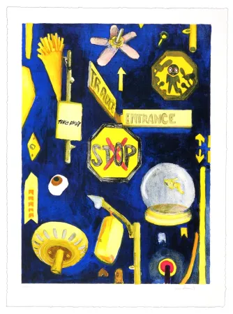 リトグラフ Boesen - Stop