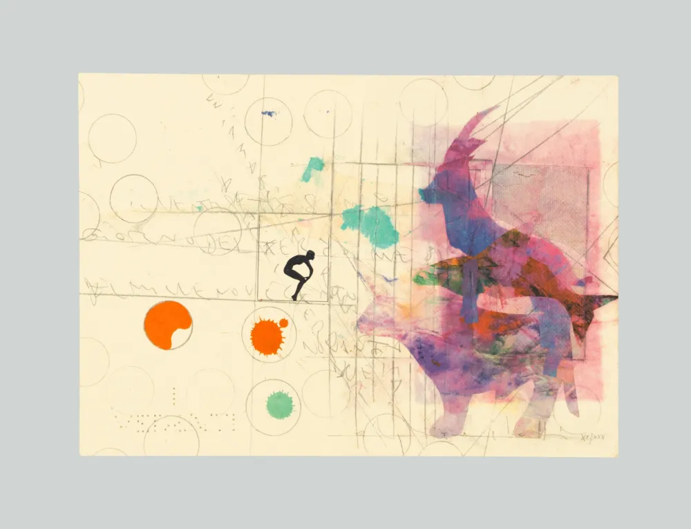 リトグラフ Boetti - Boetti A4