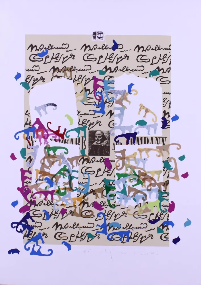 リトグラフ Boetti - SHAKESPEARE AND COMPANY