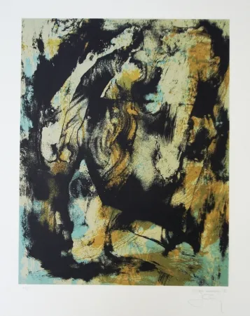 リトグラフ Bohary - Water fall city