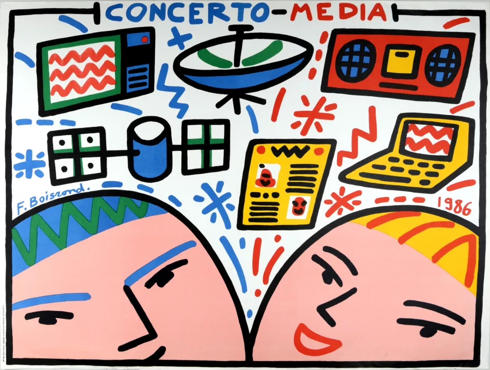 リトグラフ Boisrond - Concerto Media, 1986