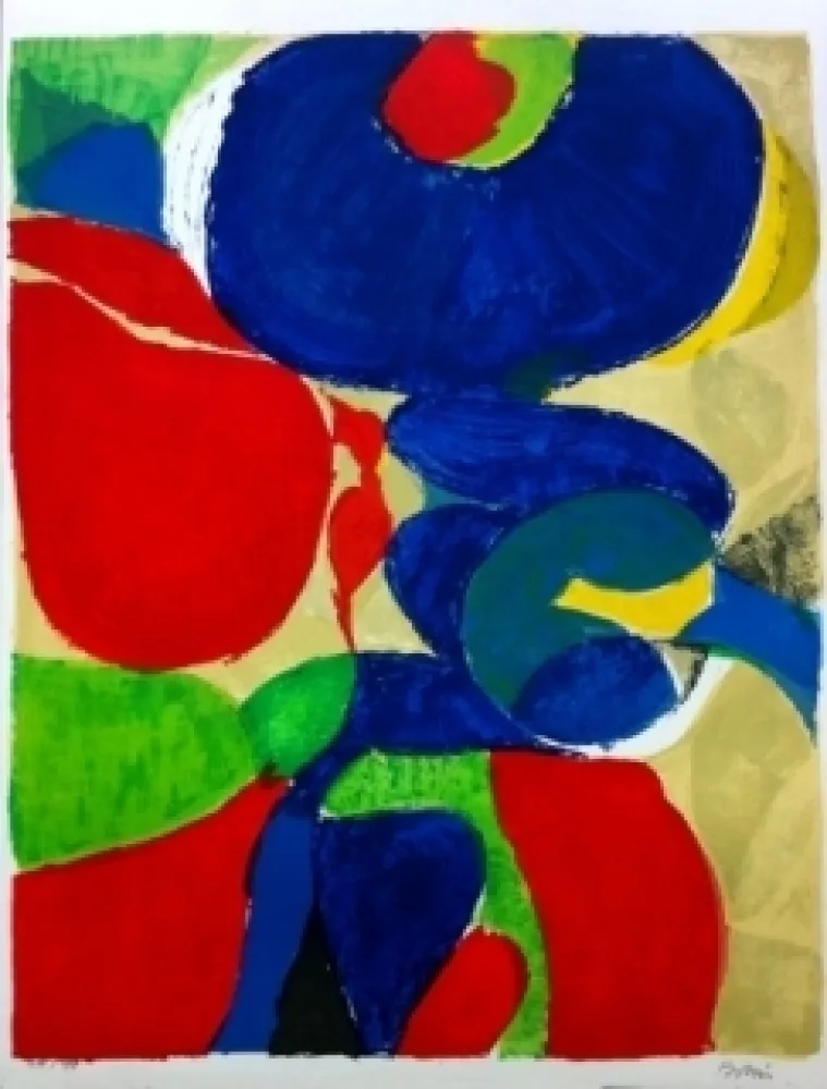 リトグラフ Bolin - Composition