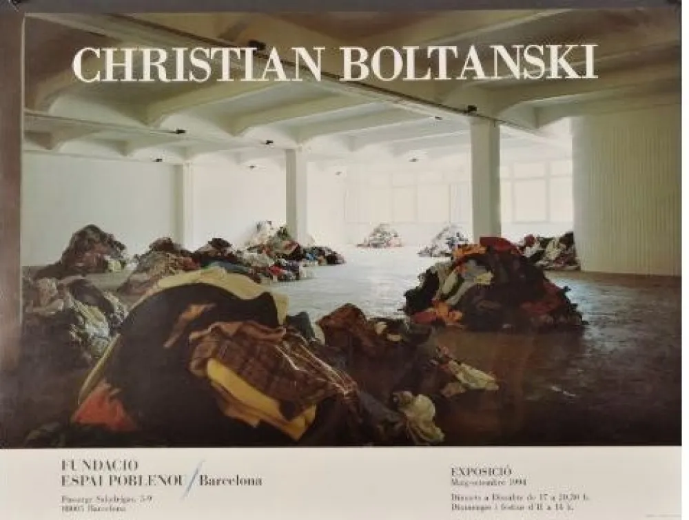 掲示 Boltanski - Espai Poblenou
