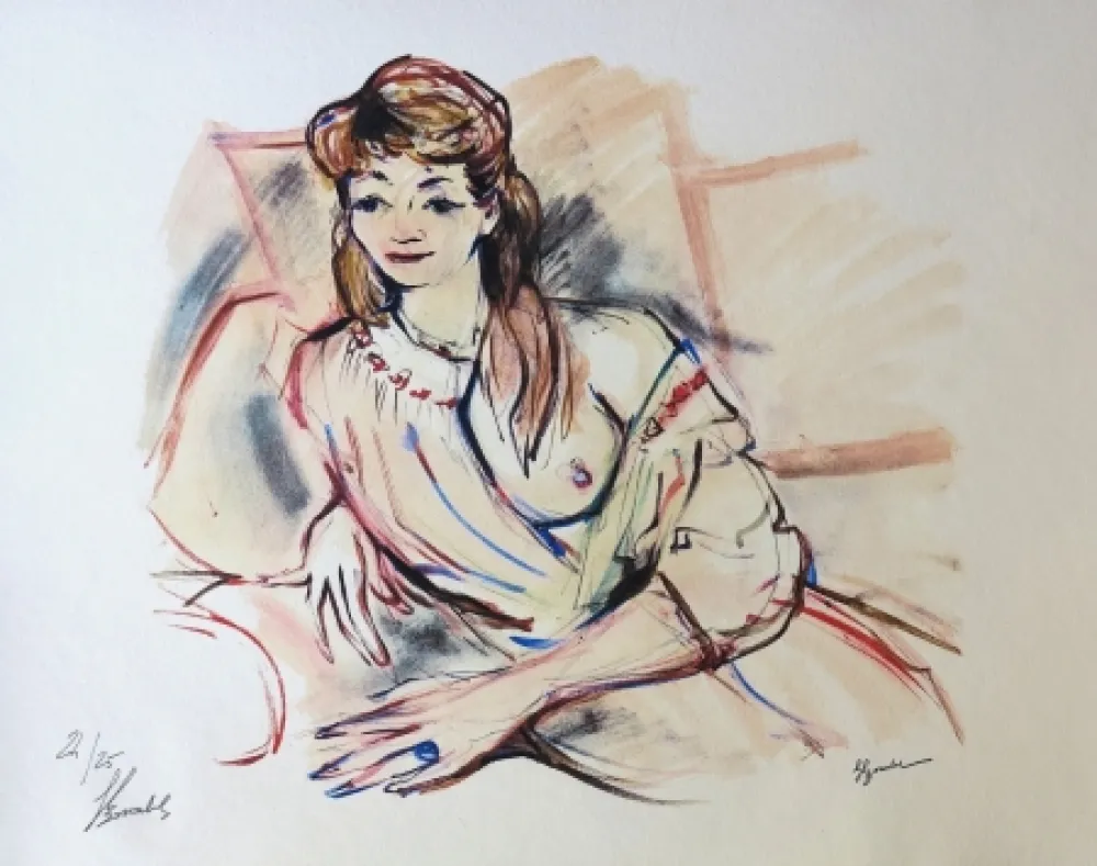 リトグラフ Bonabel -  Louis-Ferdinand Céline - AUTOPORTRAIT / SELF-PORTRAIT