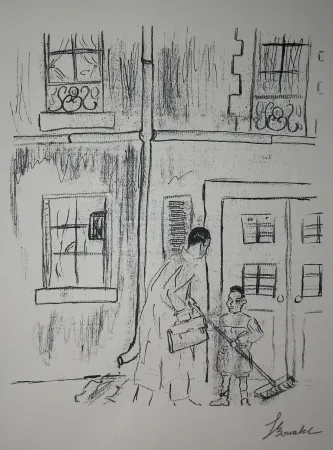 彫版 Bonabel - Louis-Ferdinand Céline - Gravure Originale - Voyage au Bout de la Nuit