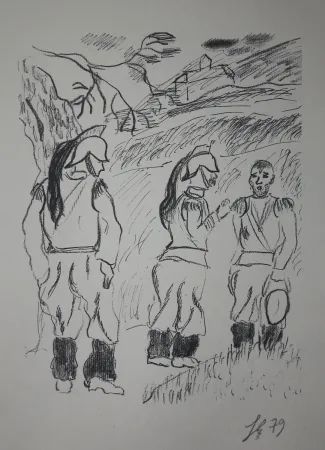 彫版 Bonabel - Louis-Ferdinand Céline - Gravure Originale - Voyage au Bout de la Nuit