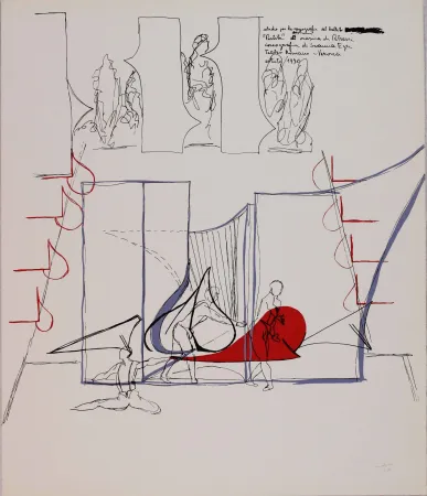 リトグラフ Bonalumi - Composizione