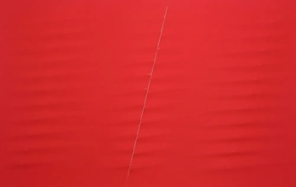 シルクスクリーン Bonalumi - Rosso 1999