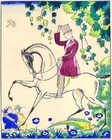 ステンシル Bonfils - Le cavalier