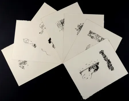 木版 Bonnard - La Vie de Sainte Monique, Suite de bois non utilisés #II, 1930