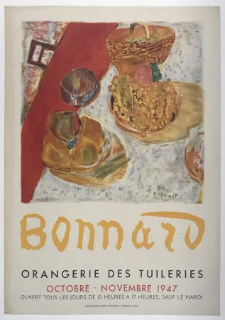 リトグラフ Bonnard - Orangerie des Tuileries