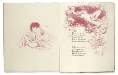 挿絵入り本 Bonnard - Verlaine. PARALLÈLEMENT. 109 lithographies originales (Vollard 1900)