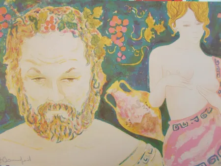 リトグラフ Bonnefoit - Le couple