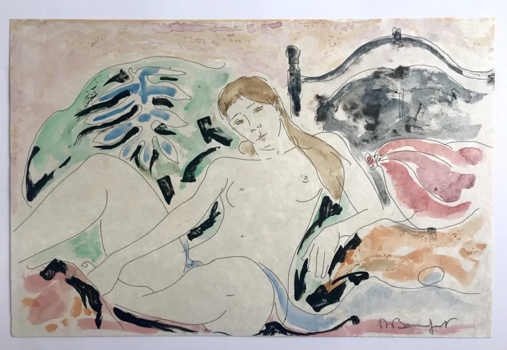 モノタイプ Bonnefoit - Nu (de la série des suites)